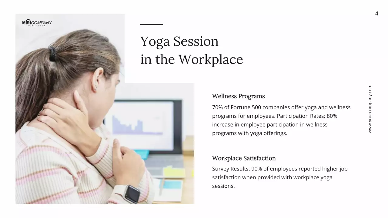 White Modern Yoga Guide Presentation