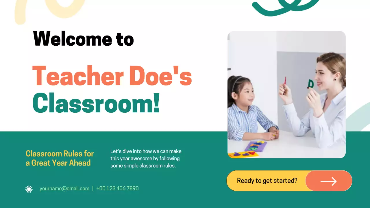 Green Simple Classroom Guide Presentation