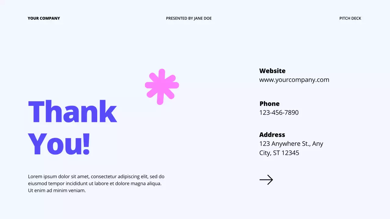 Blue Modern Business Pitch Presentation