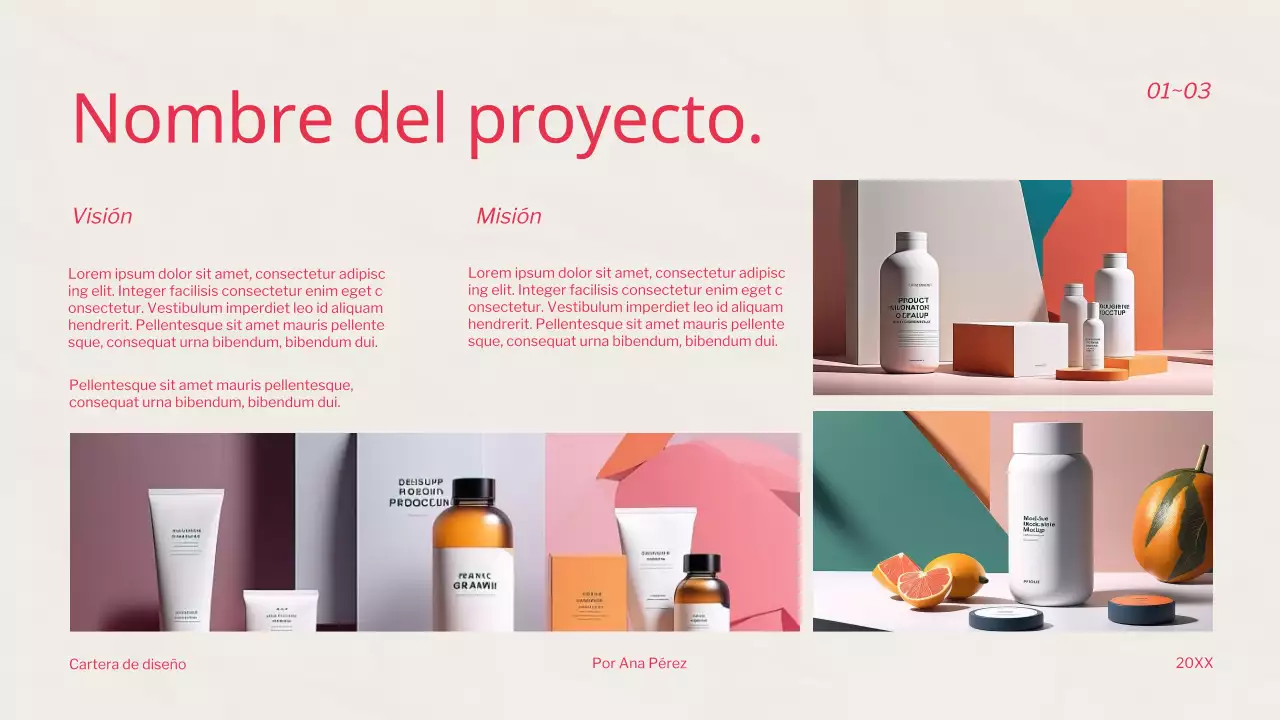 Red trend portafolio diseñador gráfico