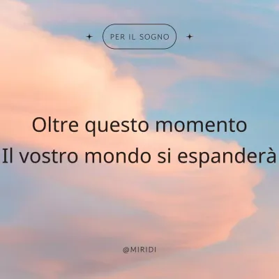 Posta semplice con sentimento in arancione e azzurro