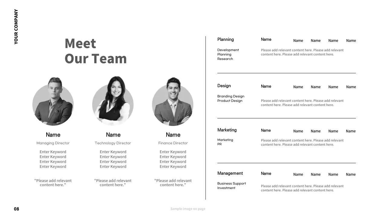 Modern printable reports in black and white