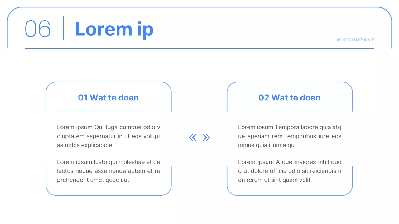 Eenvoudige bedrijfsrapporten in blauw