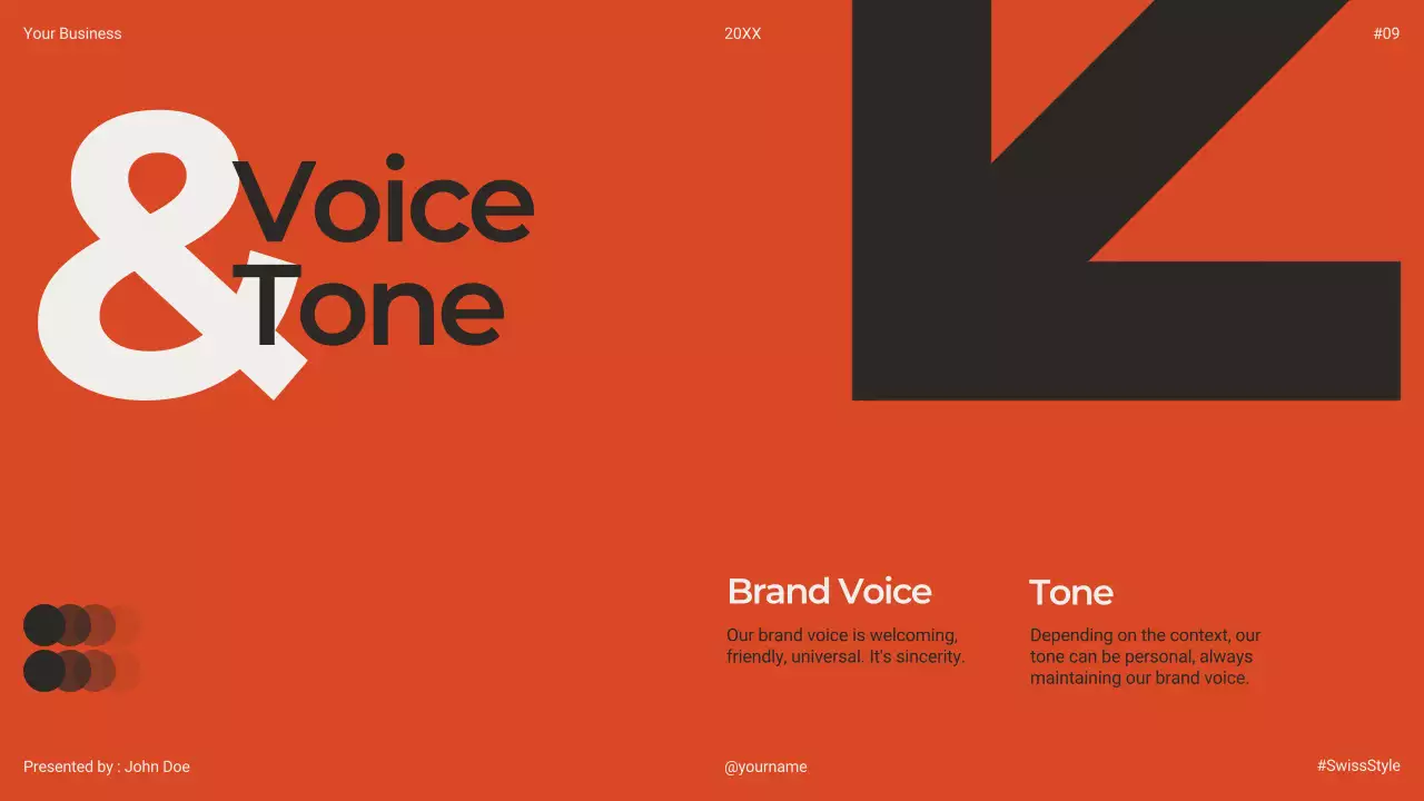 Orange Modern Brand Guide Presentation