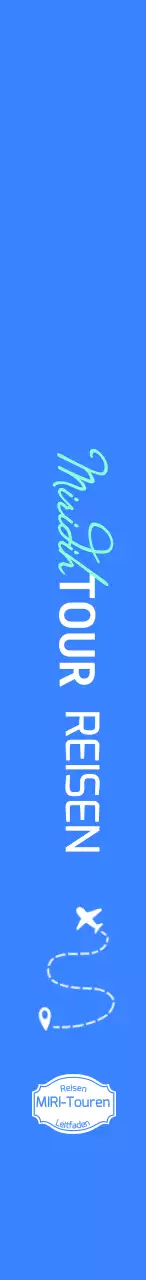 Reiseleiterkonzept in Beige und Blau