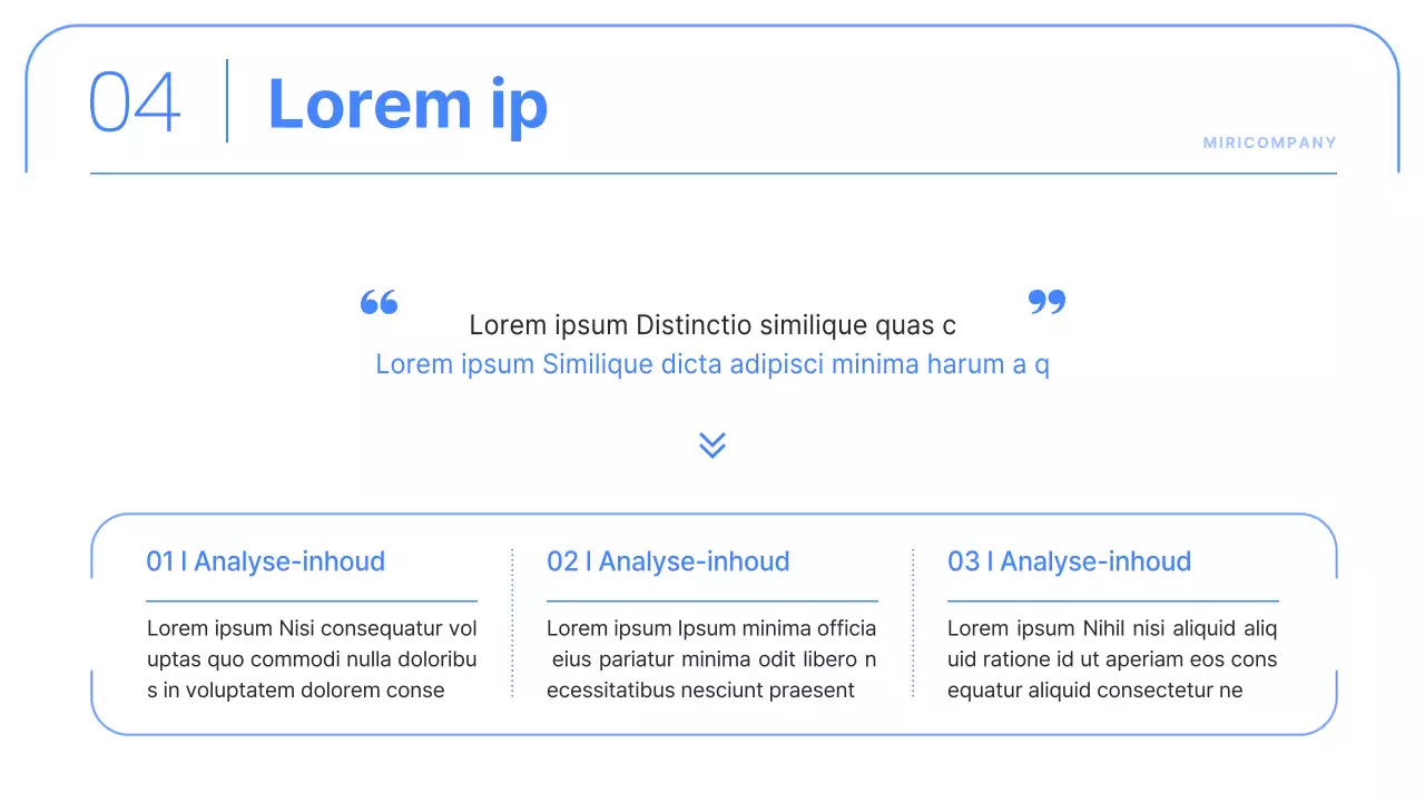 Eenvoudige bedrijfsrapporten in blauw
