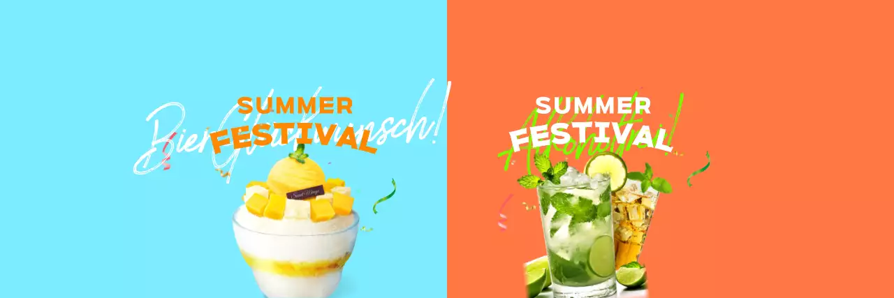 Von Sommerfestivals inspirierte Getränke und Schreibwaren