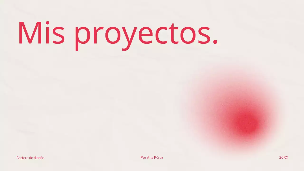 Red trend portafolio diseñador gráfico