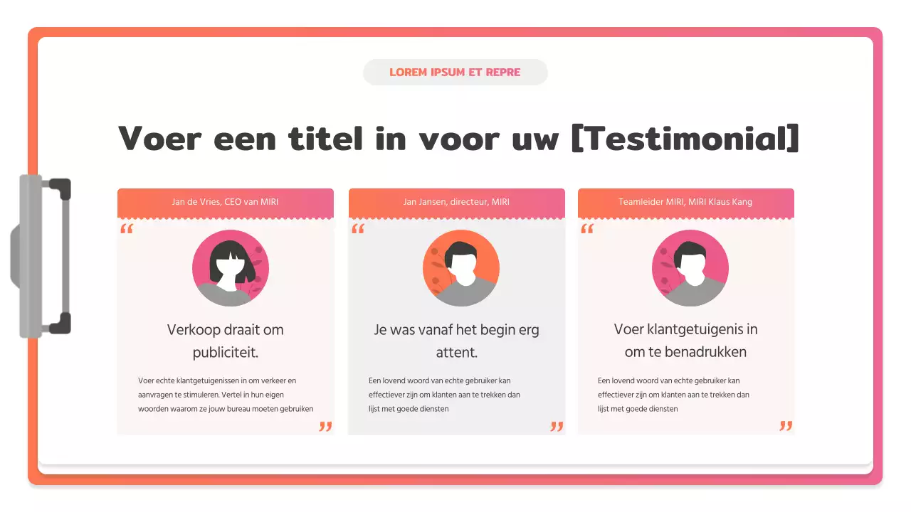 Hoe maak je een eenvoudige roze en oranje merkmarketingcase?