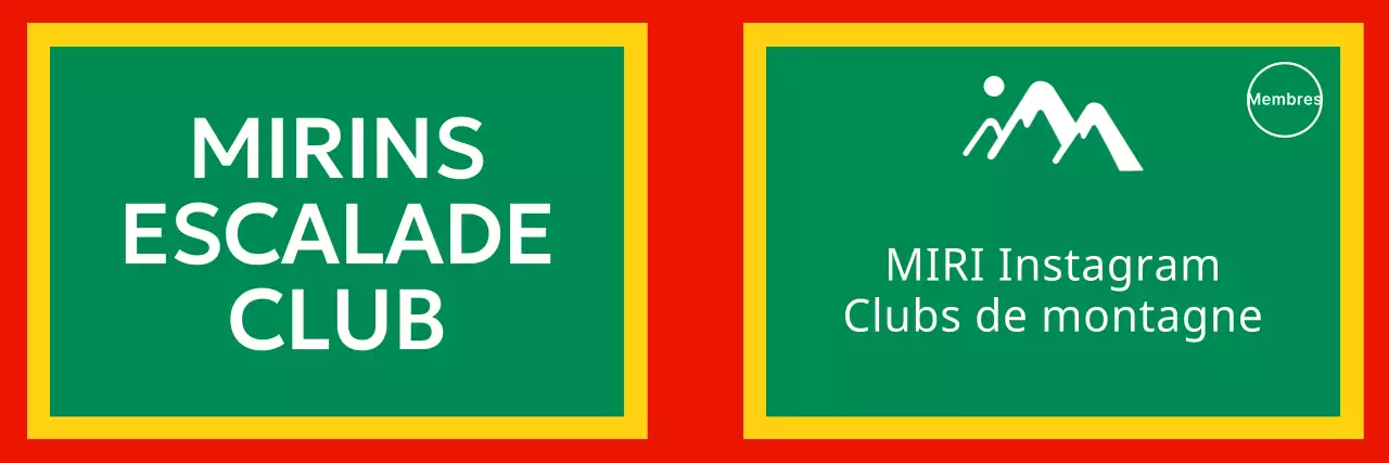 Conception d'un club de montagne utilisant des couleurs vives