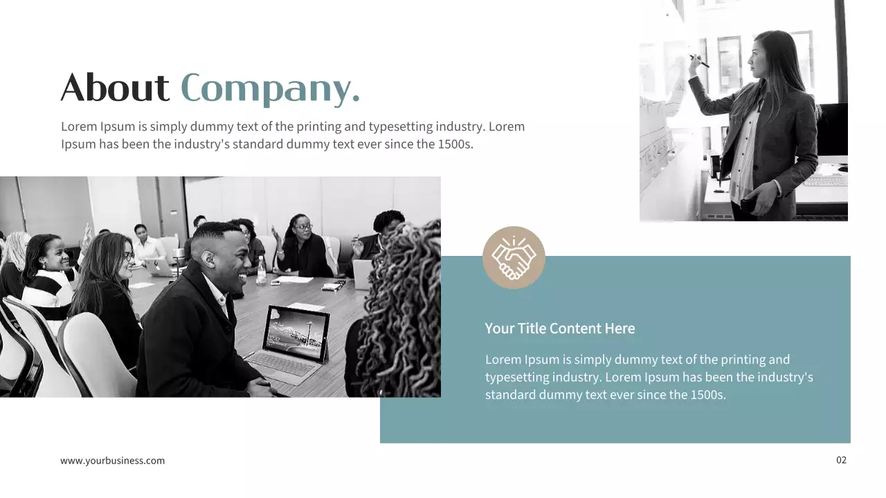 티엘 미니멀 비즈니스 프레젠테이션