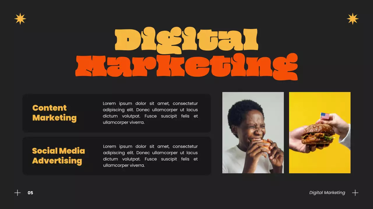 Blue Retro Business Guide Presentation