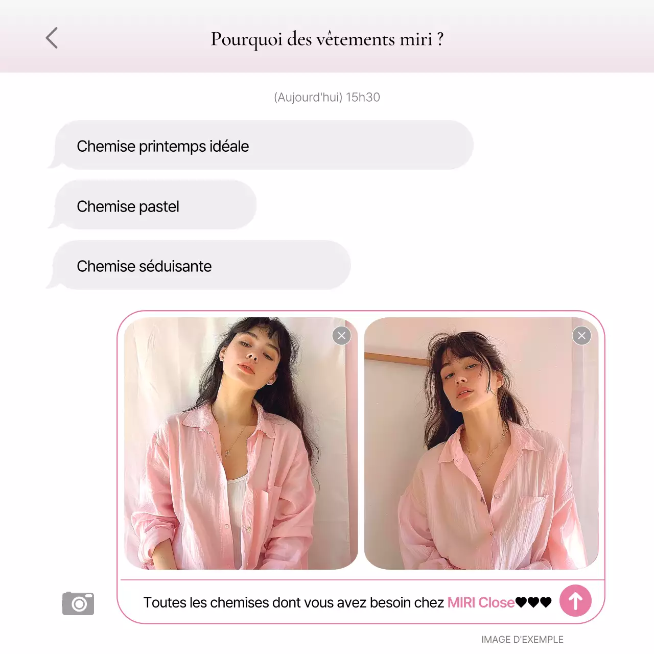 Promouvoir une introduction à la mode en rose