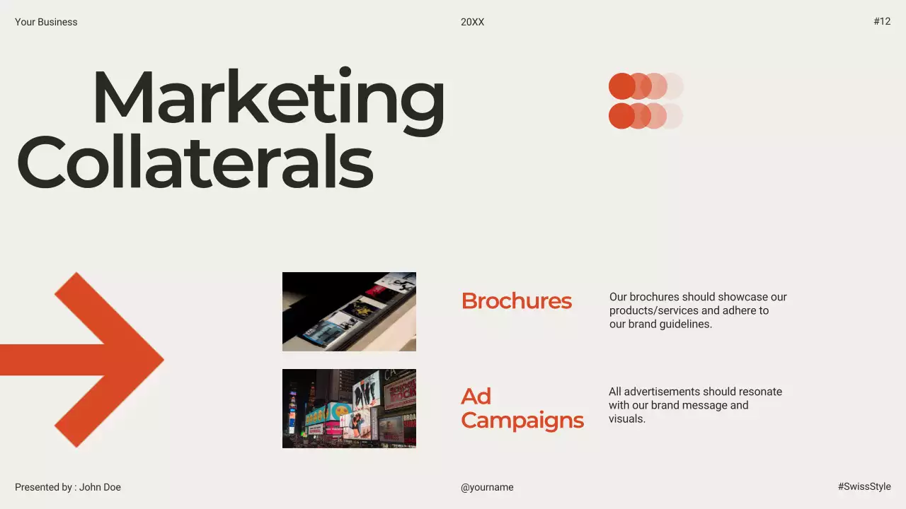 Orange Modern Brand Guide Presentation