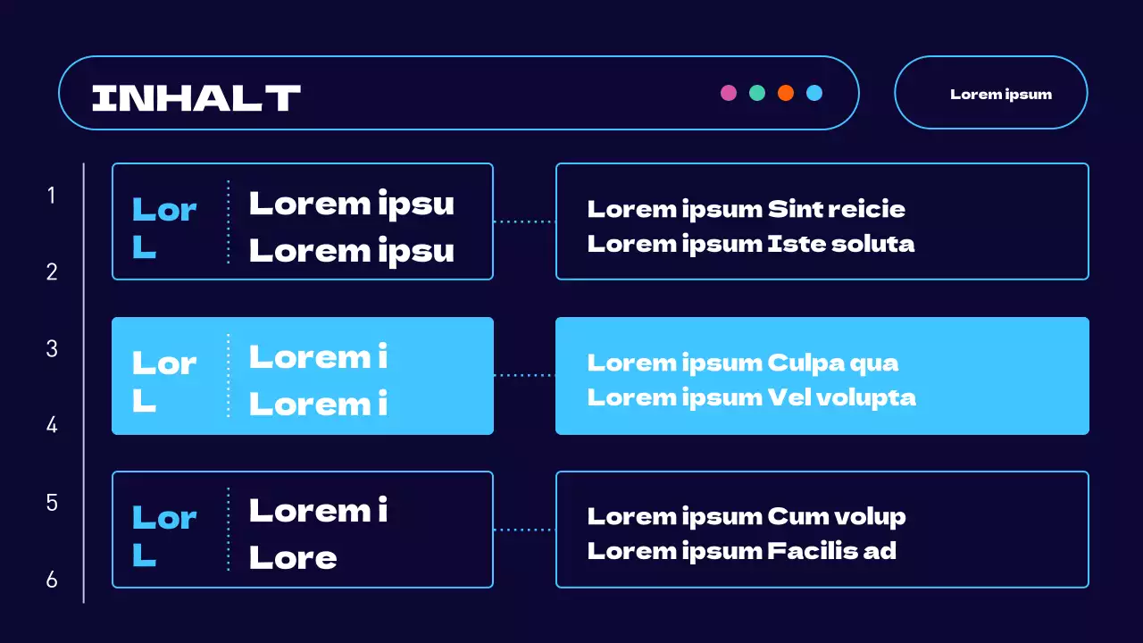 Trendy Web-Entwicklungsprojekt Brief in hellblau und orange