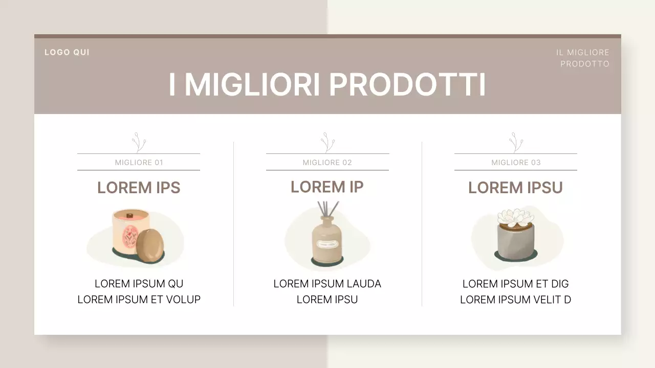 Una semplice dichiarazione di marchio beige e avorio per uno studio di candele per piccole imprese