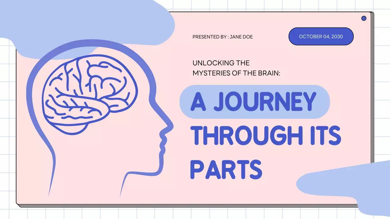 Pink Modern Brain Lecture Presentation