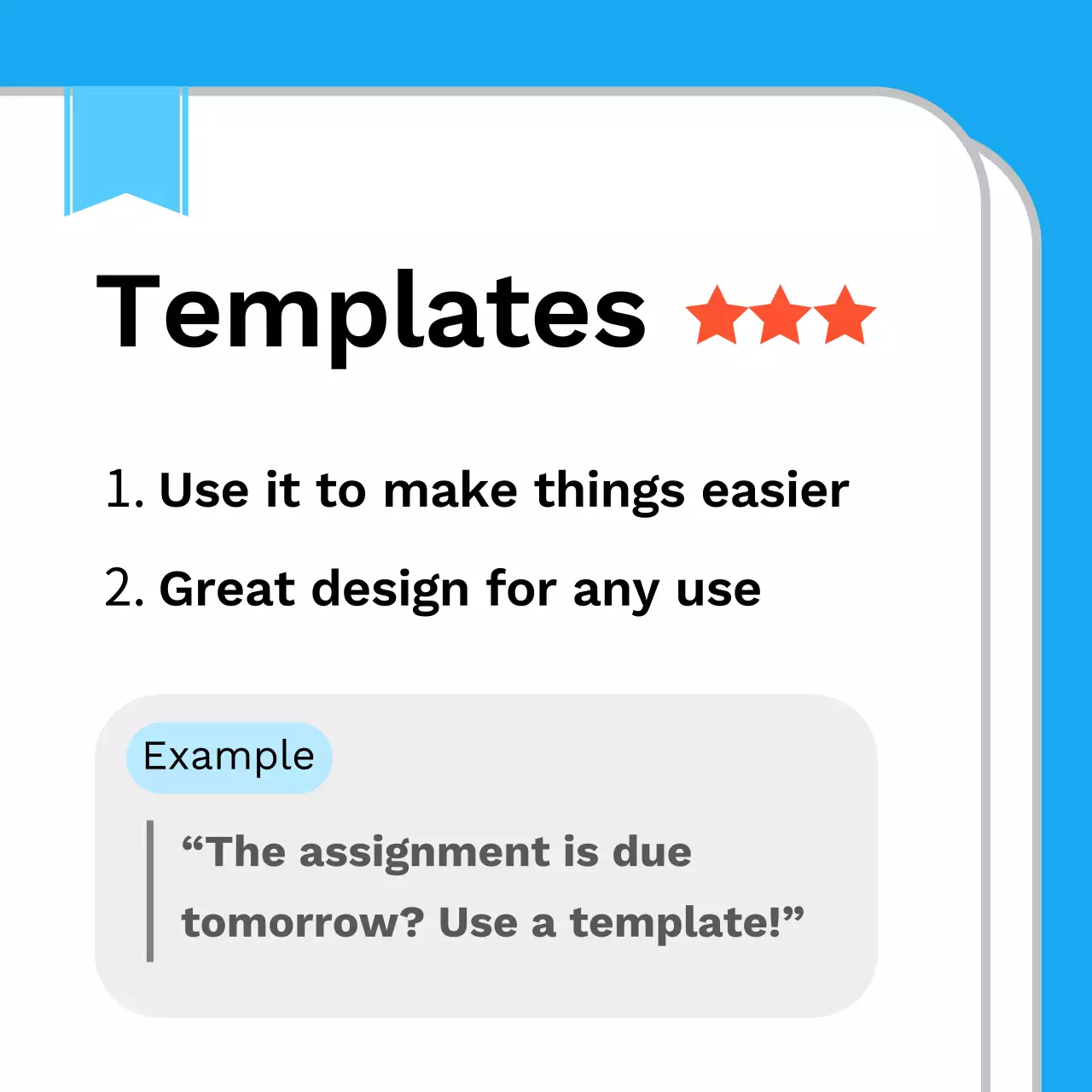 Blue Minimal Template Guide Social Media Post
