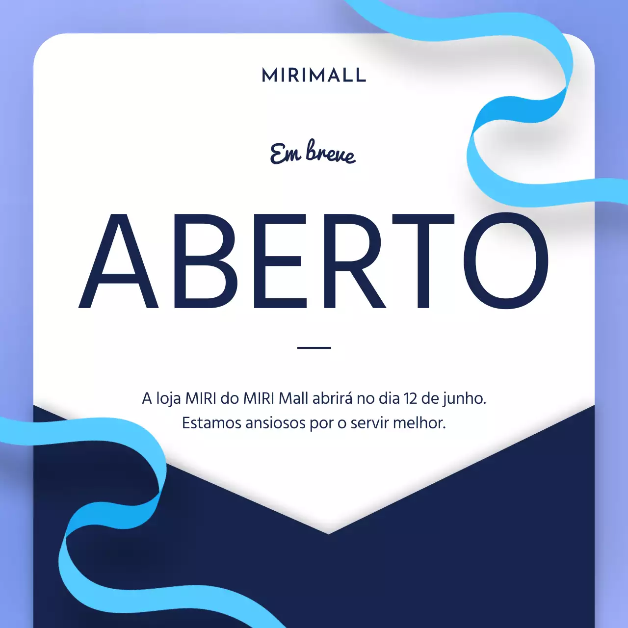 Um guia para abrir uma loja minimalista em azul e azul claro