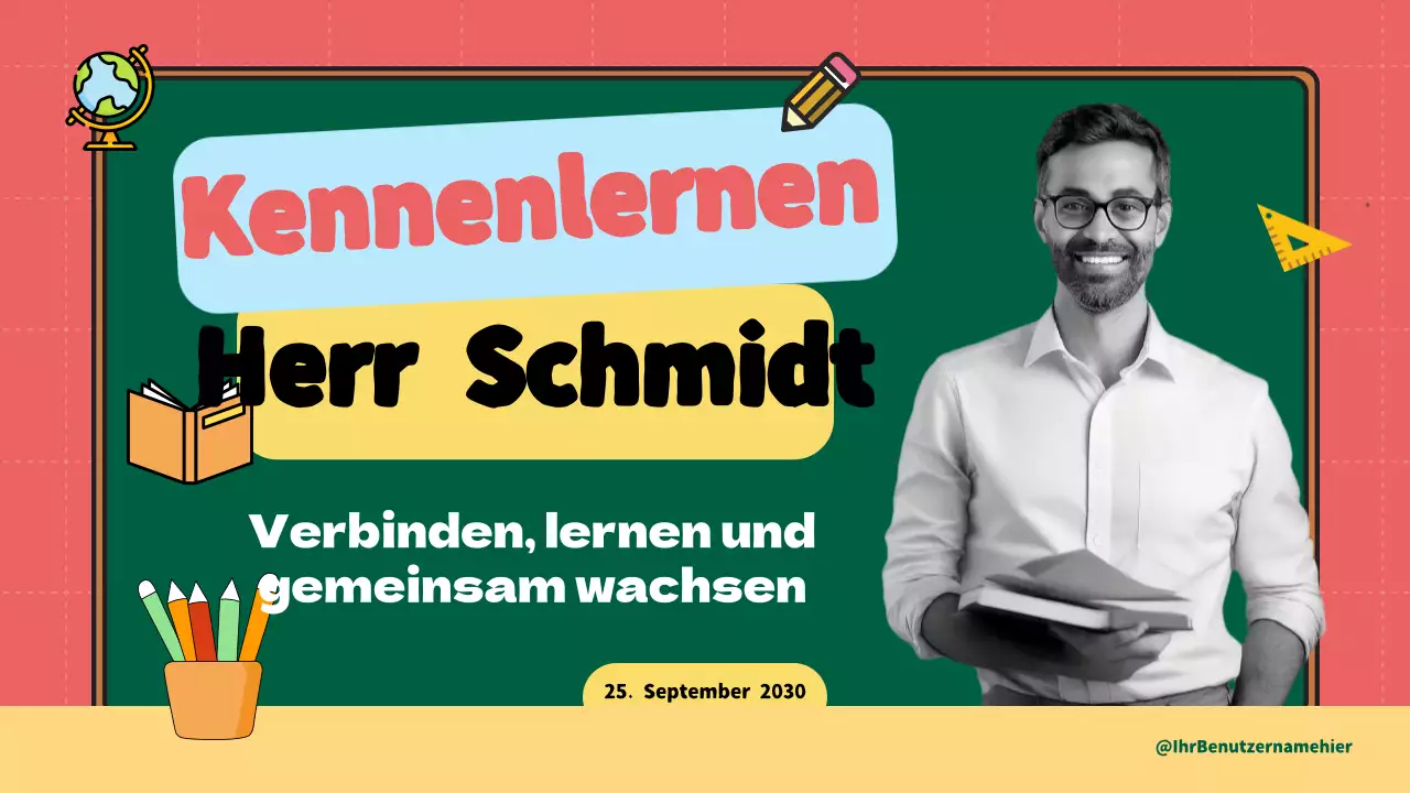 Rot und Gelb Modernes Lehrermaterial zur Einführung in den Unterricht