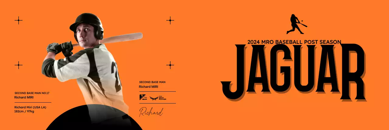 Sports design with baseball team names and player photos