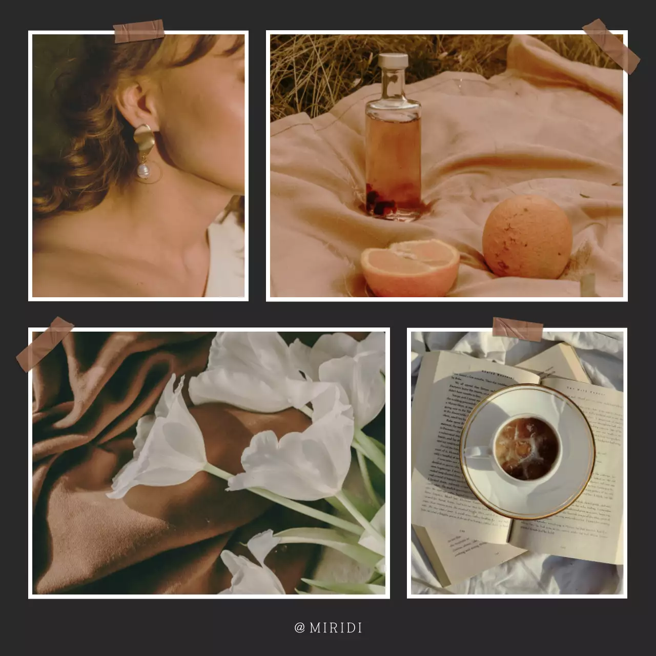 Promover filmes modernos para o Instagram em castanho e branco