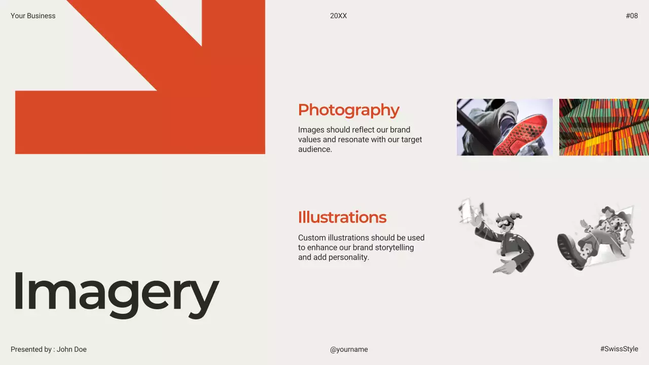 Orange Modern Brand Guide Presentation