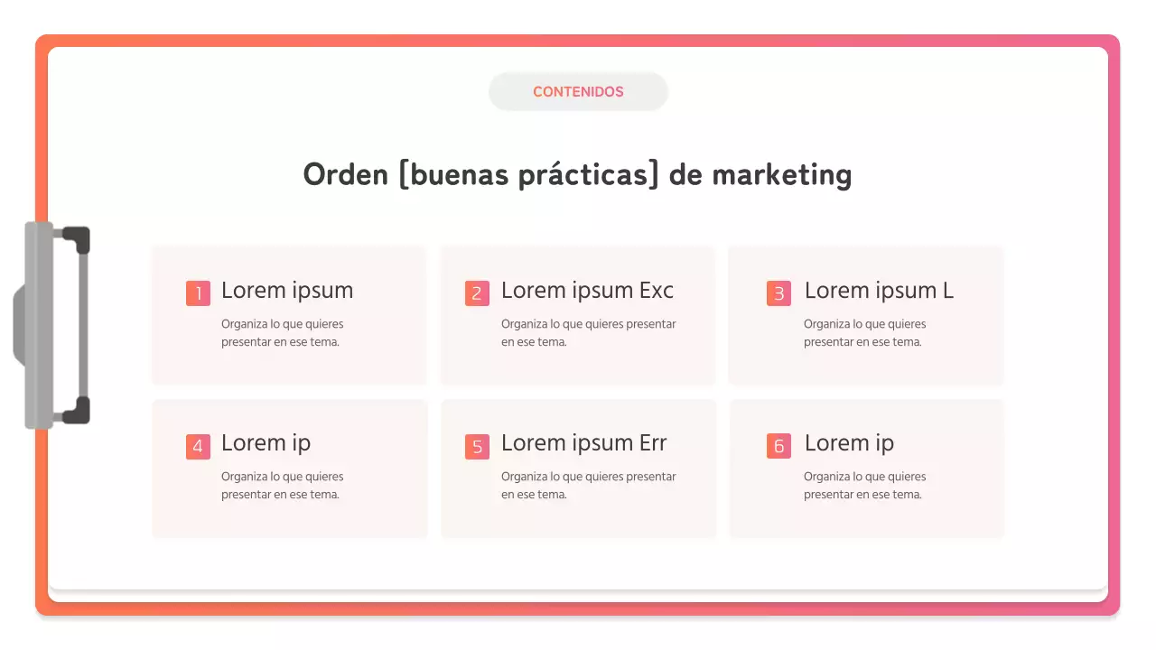 Cómo crear un sencillo estudio de marketing de marca rosa y naranja
