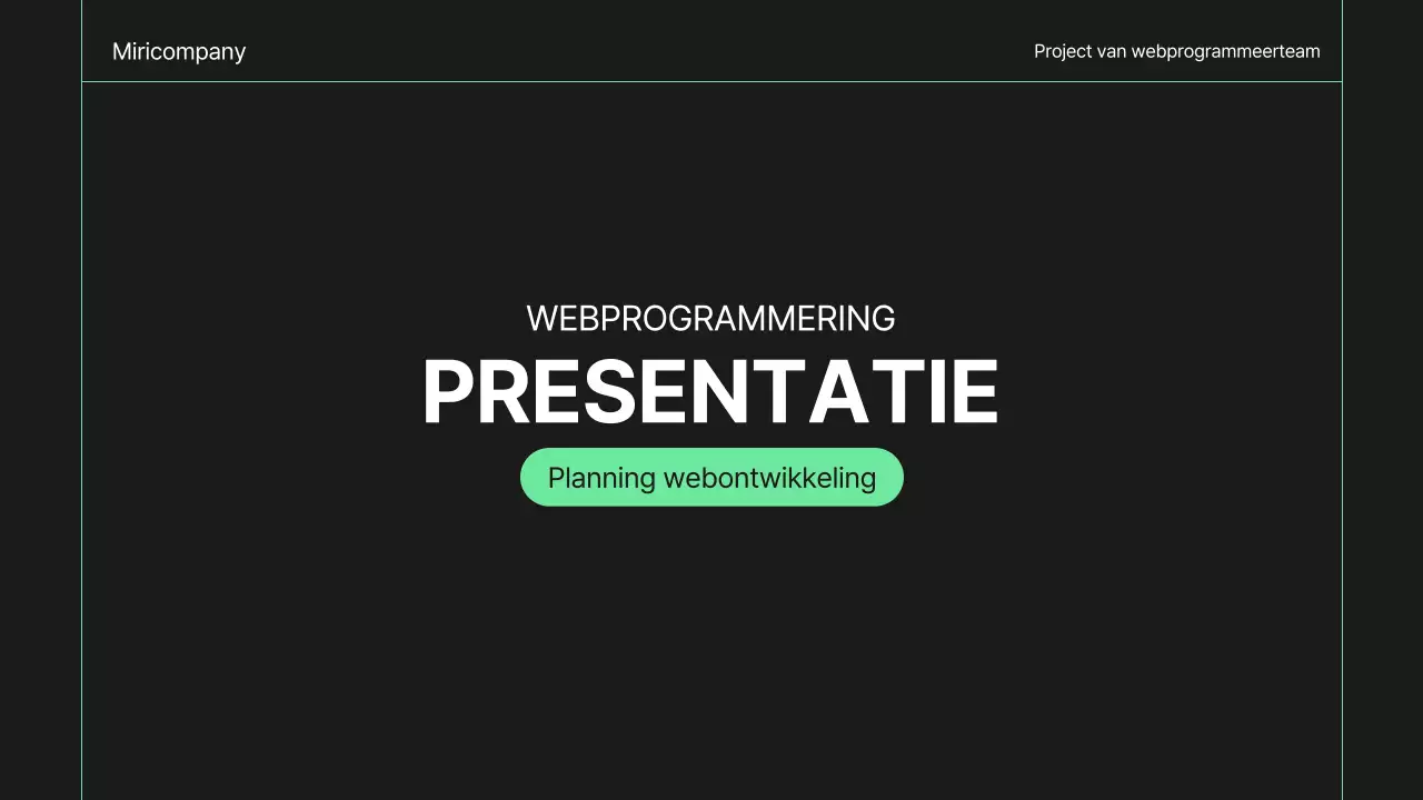 Een eenvoudige zwart-wit webontwikkelingsopdracht