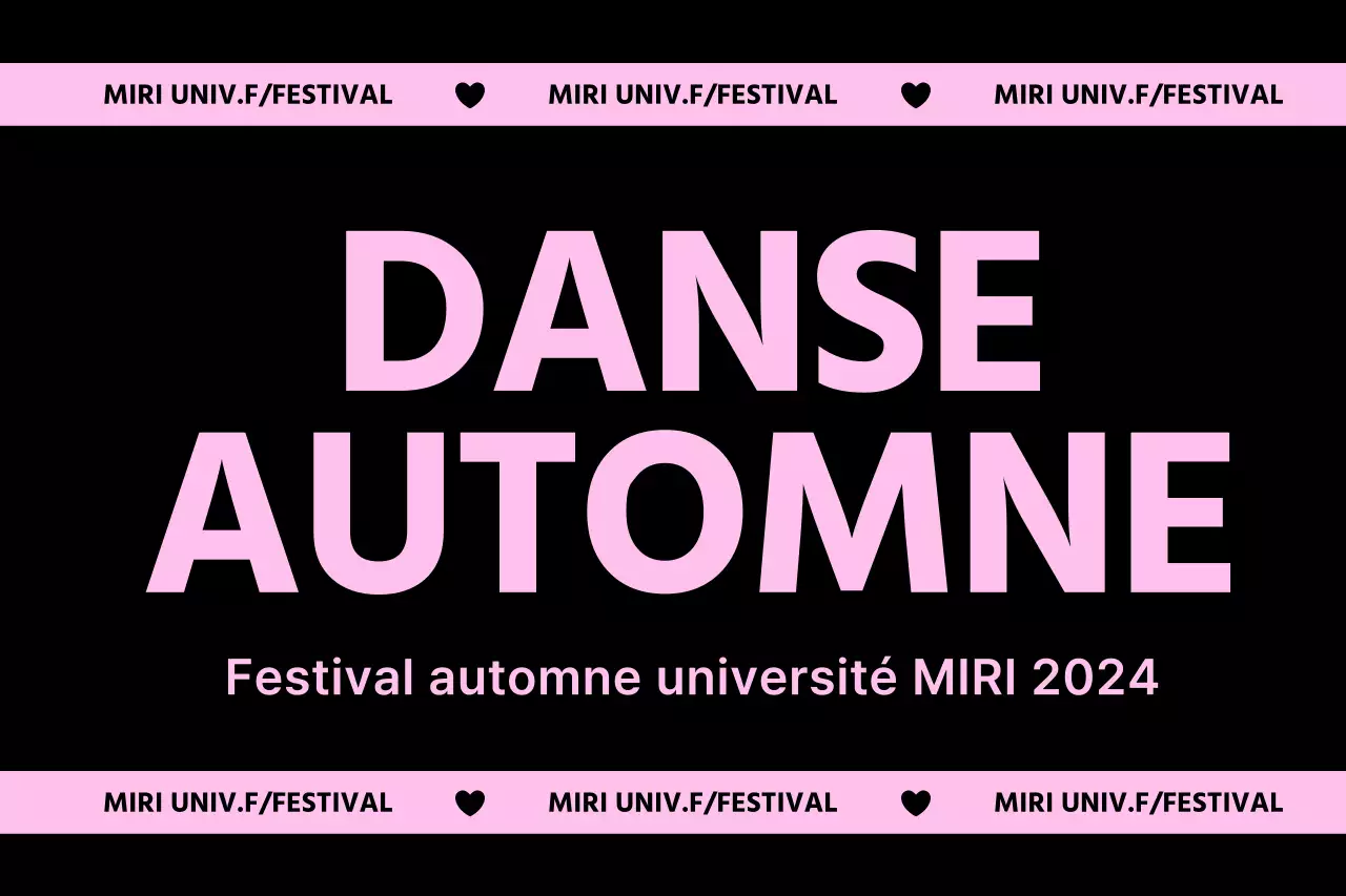 Conception d'un festival utilisant une palette de couleurs bicolores noir et pastel