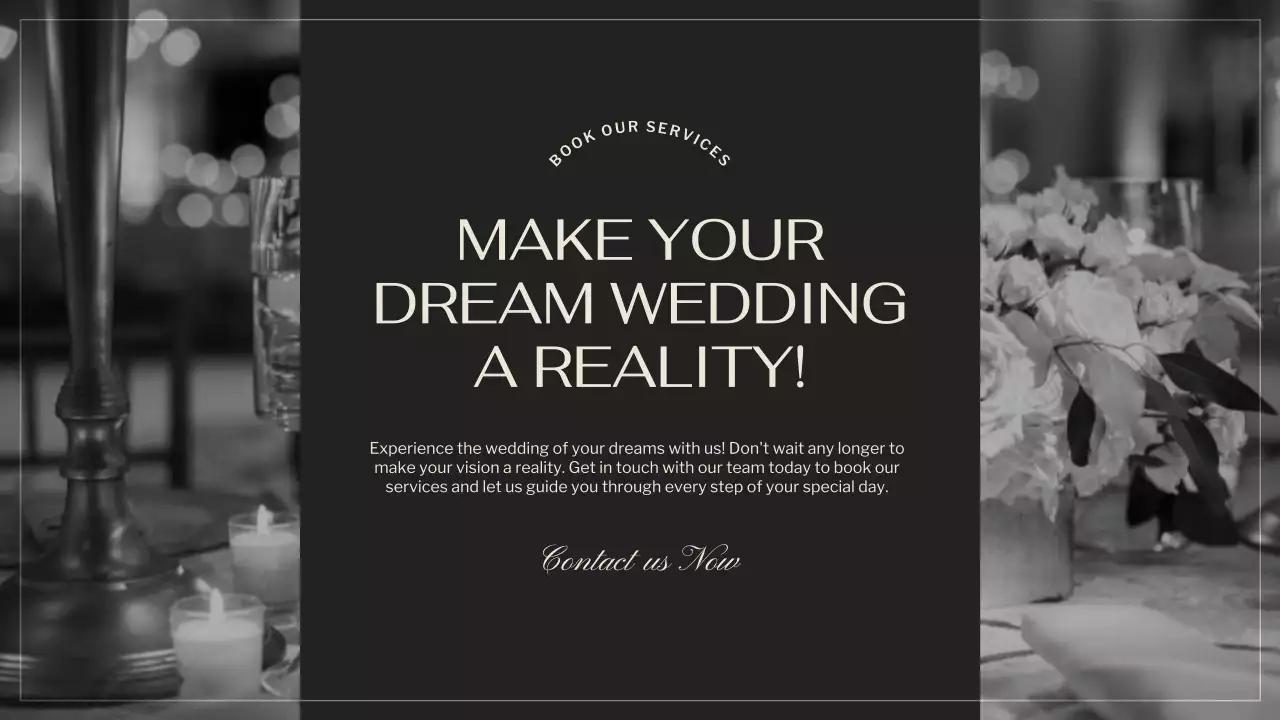 Beige Elegant Wedding Promotion Presentation