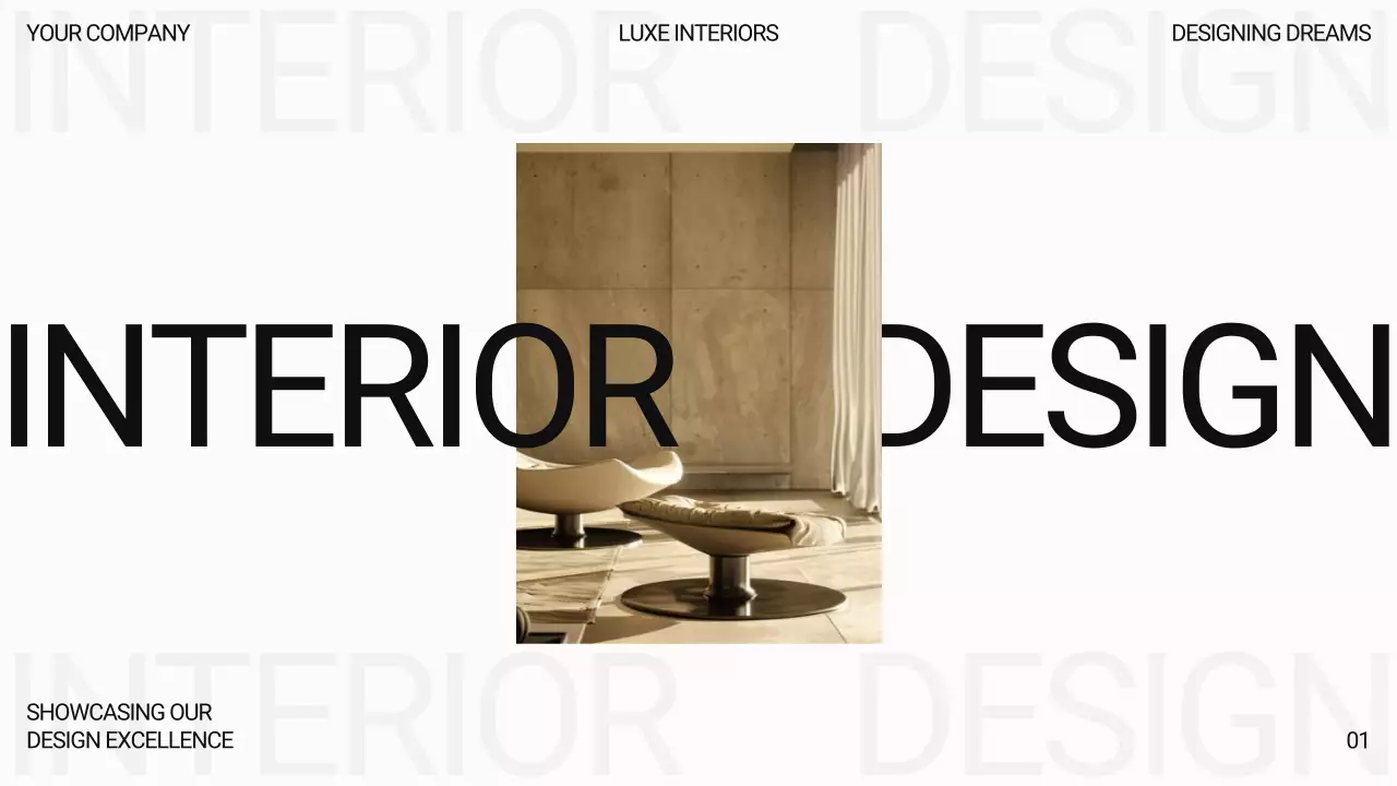 Beige Minimalist Interior Presentation