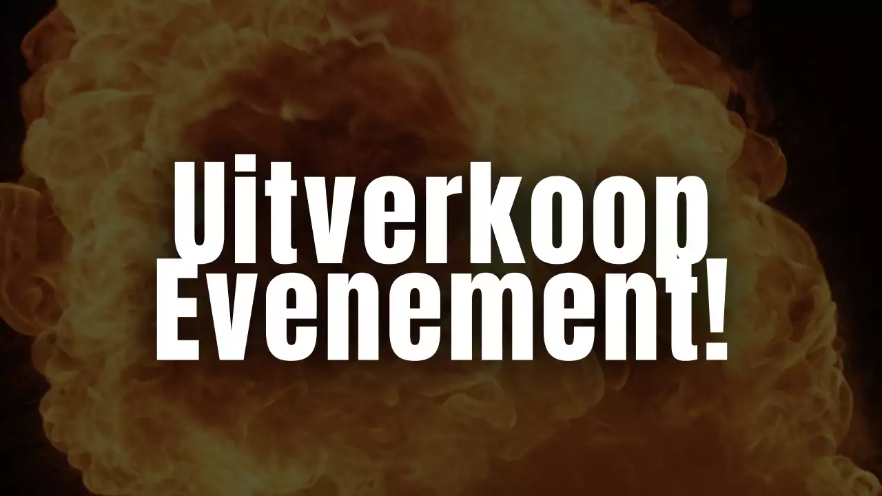 Promoot zwarte, kitscherige typografie