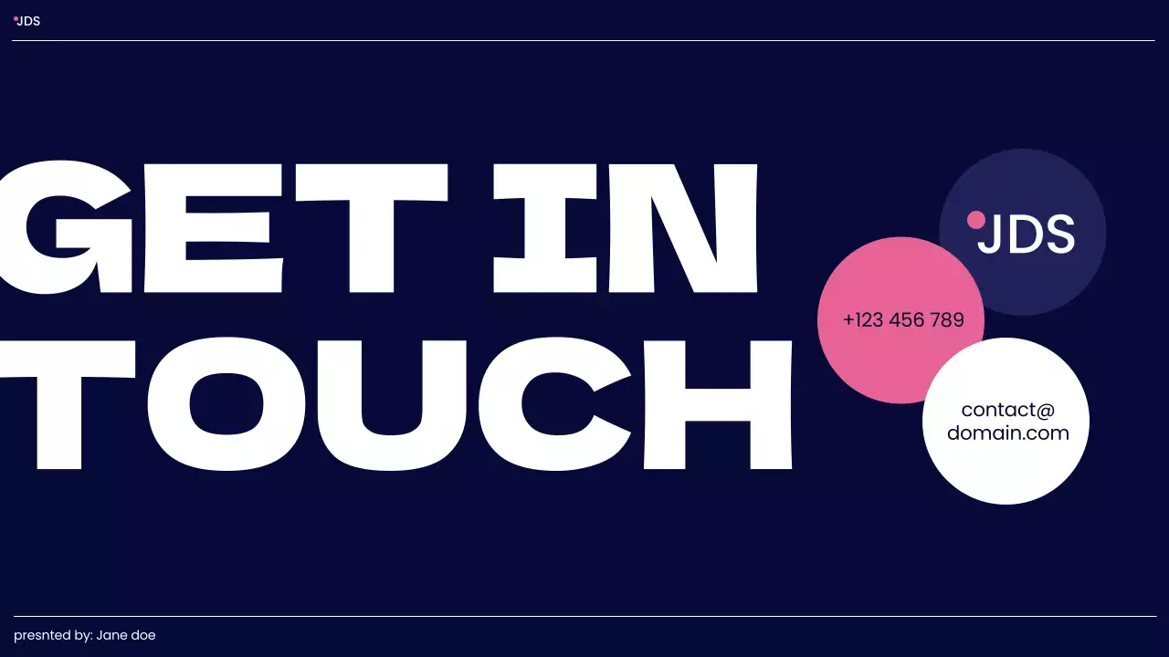 Navy Modern Design Portfolio Presentation