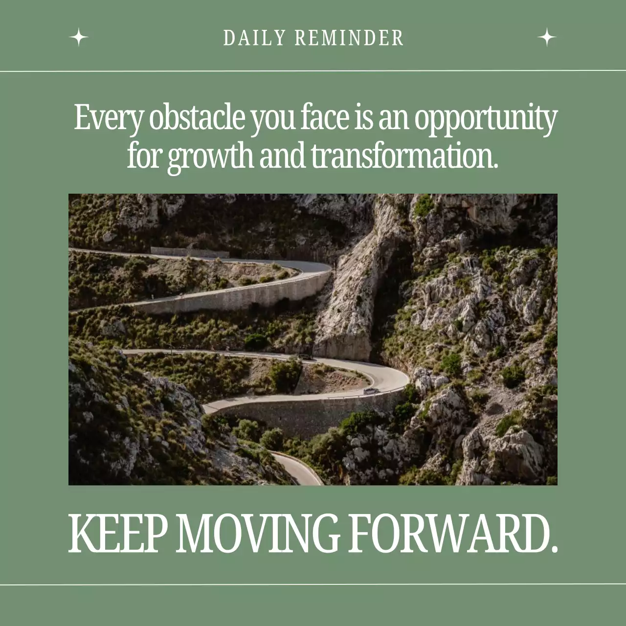 Sage Minimal Motivation Reminder Social Media Post