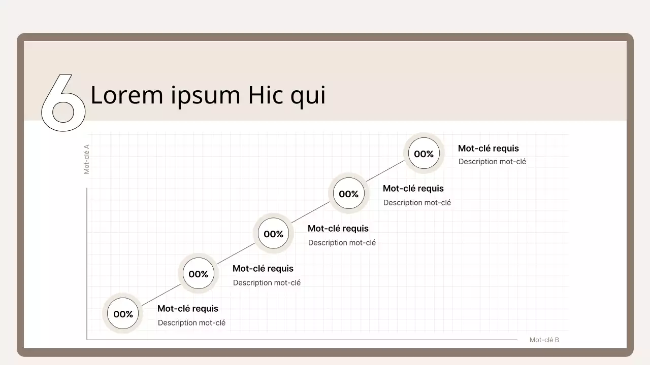 Un simple primer d'entraînement en brun et beige