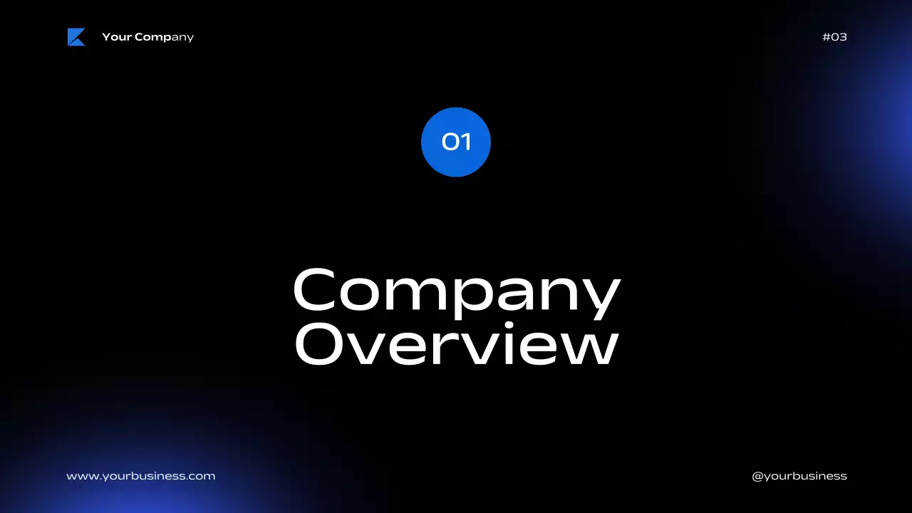 Blue Professional Business Presentation