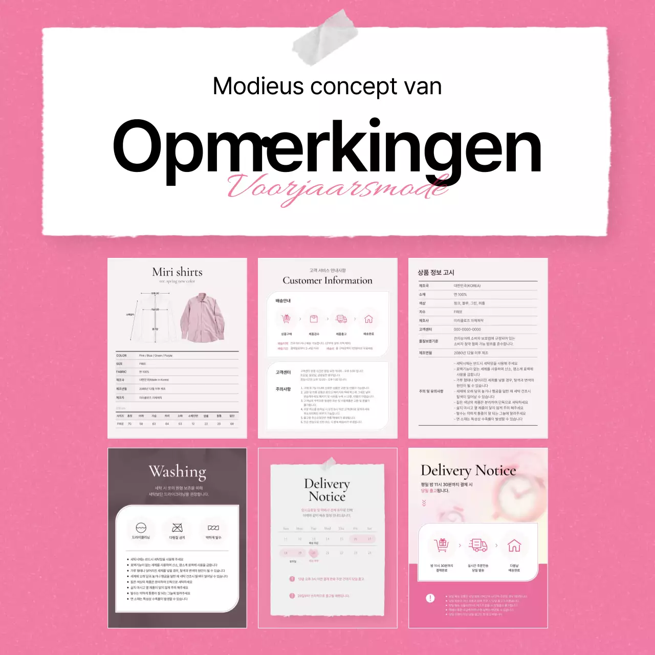 Promoot het trendy fashion statement van roze