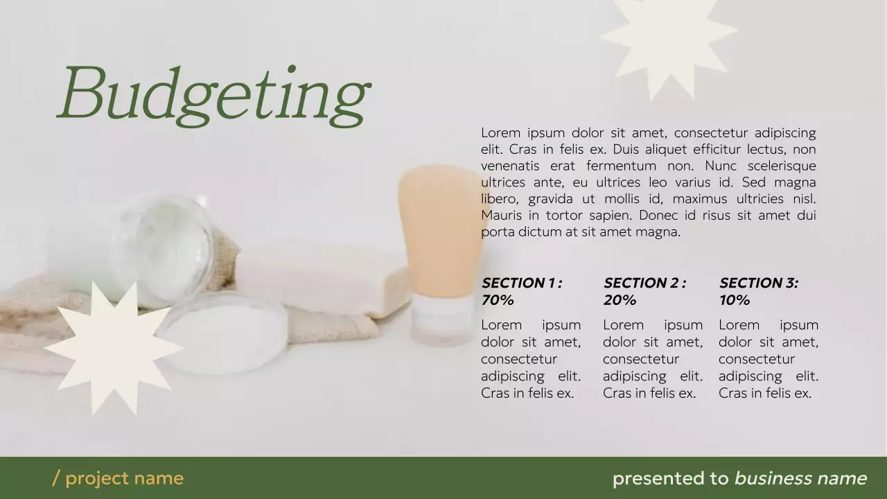 베이지 심플 프로젝트 제안서 문서 프레젠테이션