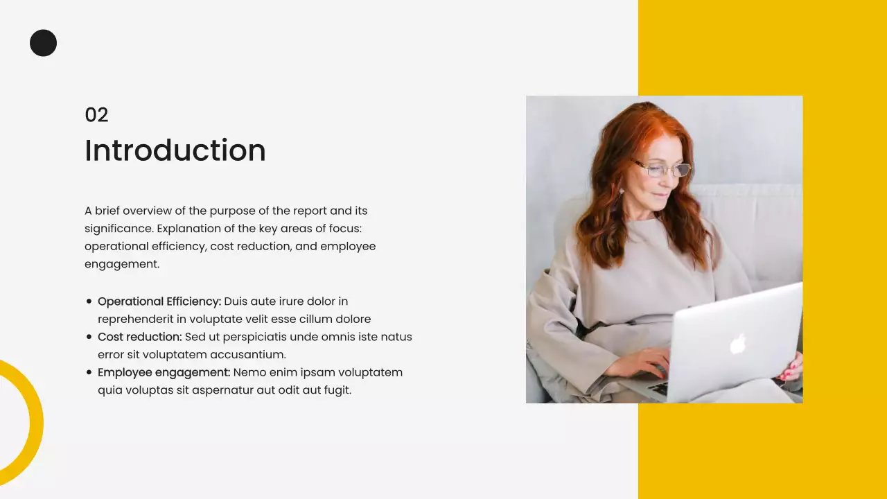 Apresentação do Relatório de Operações Modernas Amarelas