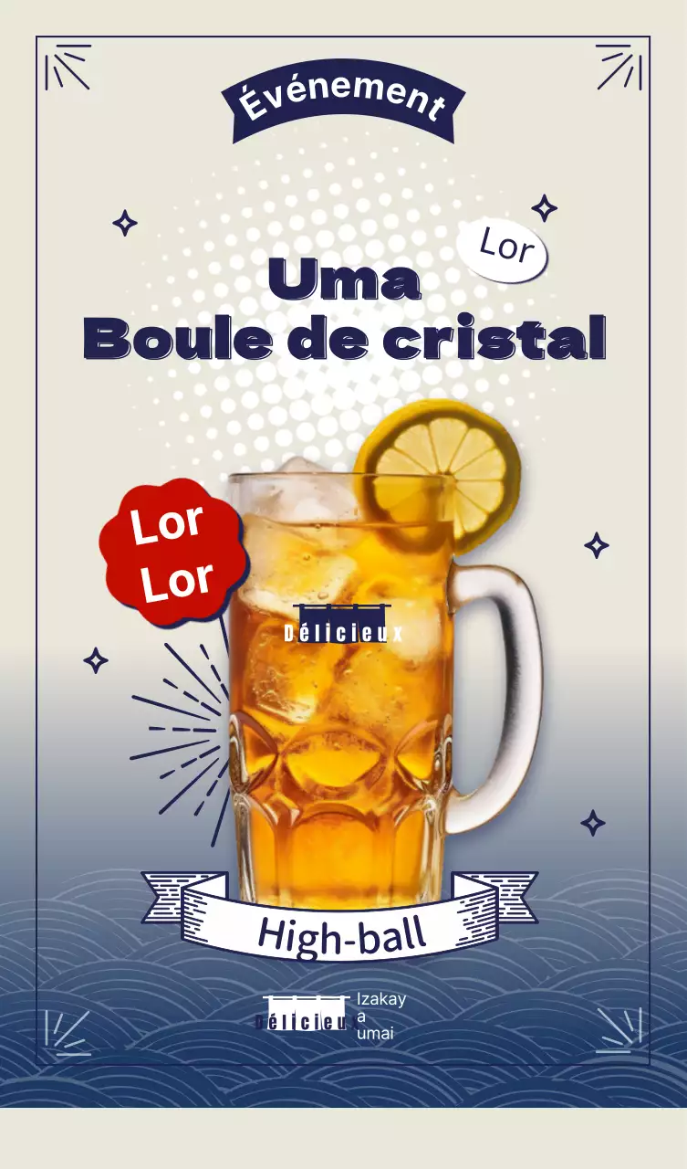 Stand d'événement Highball POP A