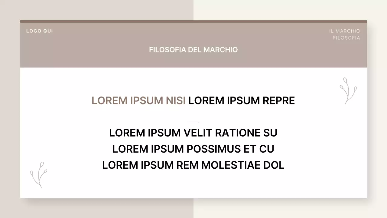 Una semplice dichiarazione di marchio beige e avorio per uno studio di candele per piccole imprese