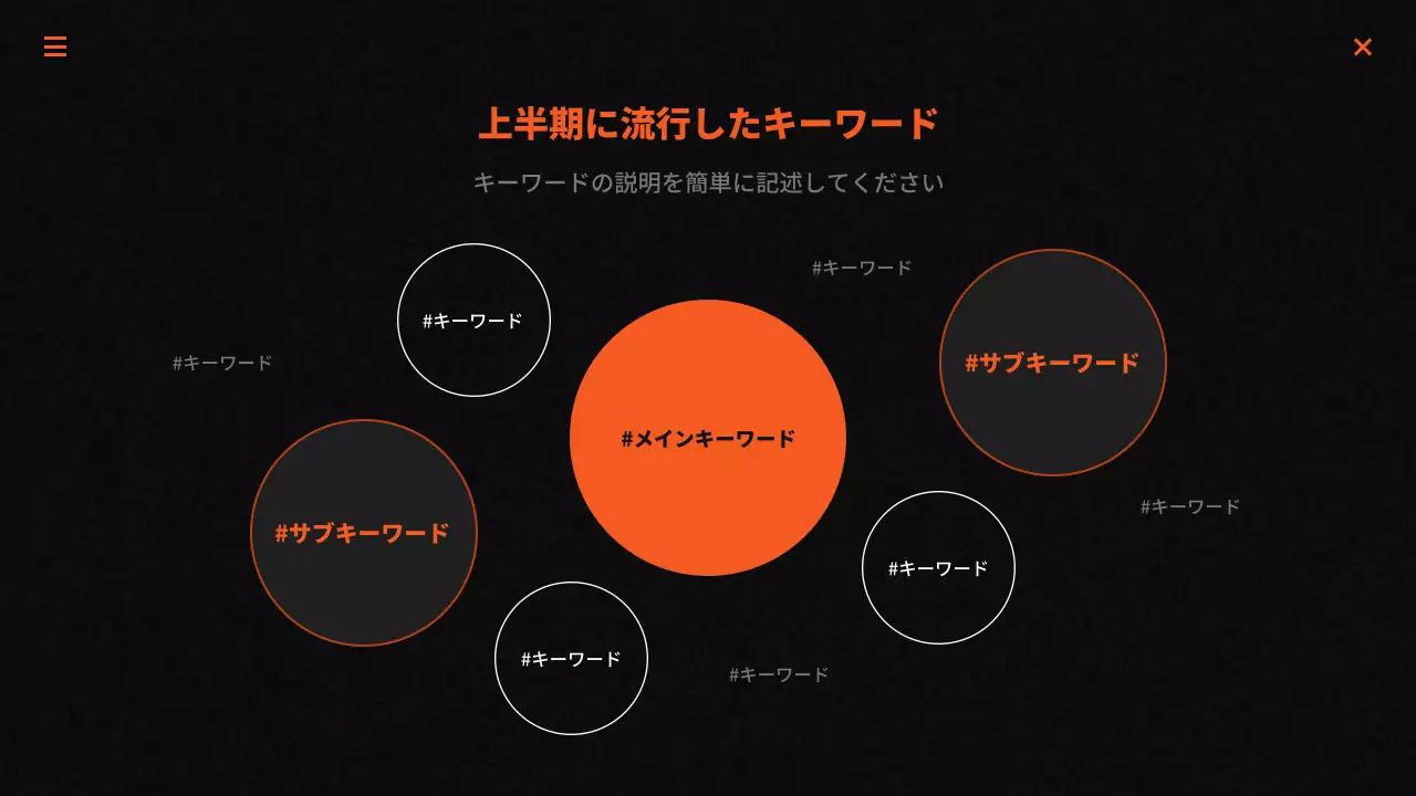 黒 モダン マーケティング 報告書 プレゼンテーション