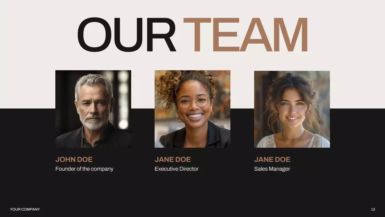 Black Modern Real Estate Agenda Presentation