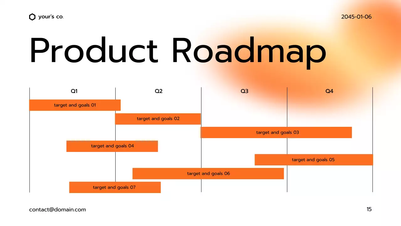 Orange Modern Business Deck Presentation