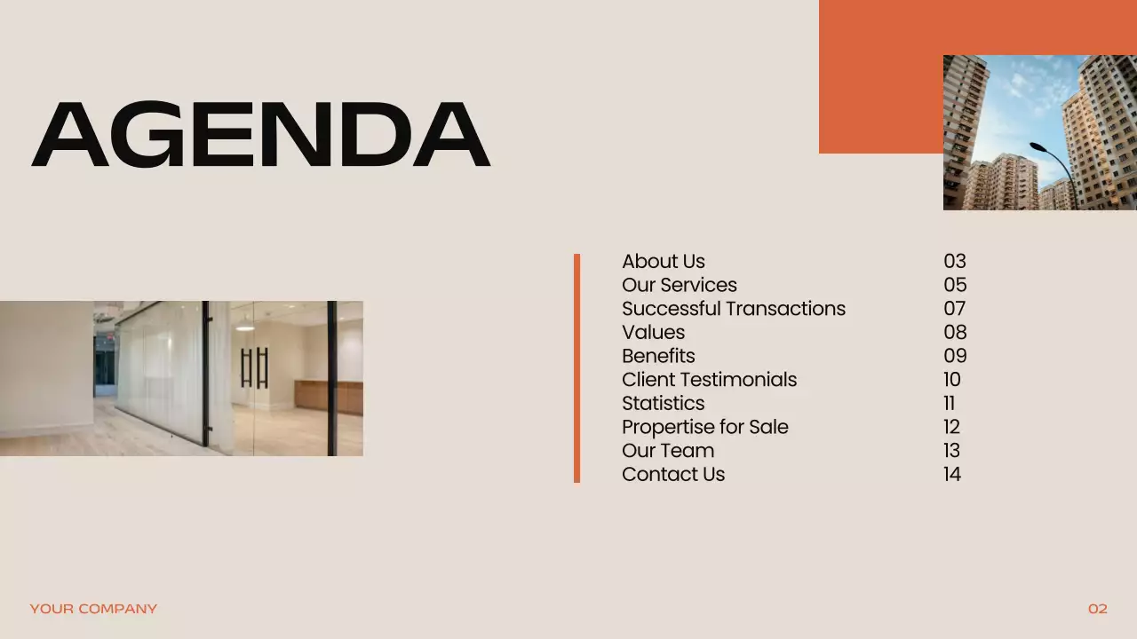 Black Professional Real Estate Presentation