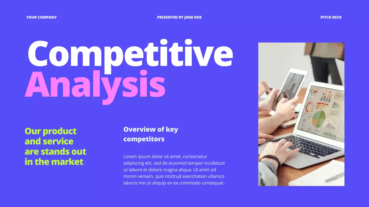 Blue Modern Business Pitch Presentation