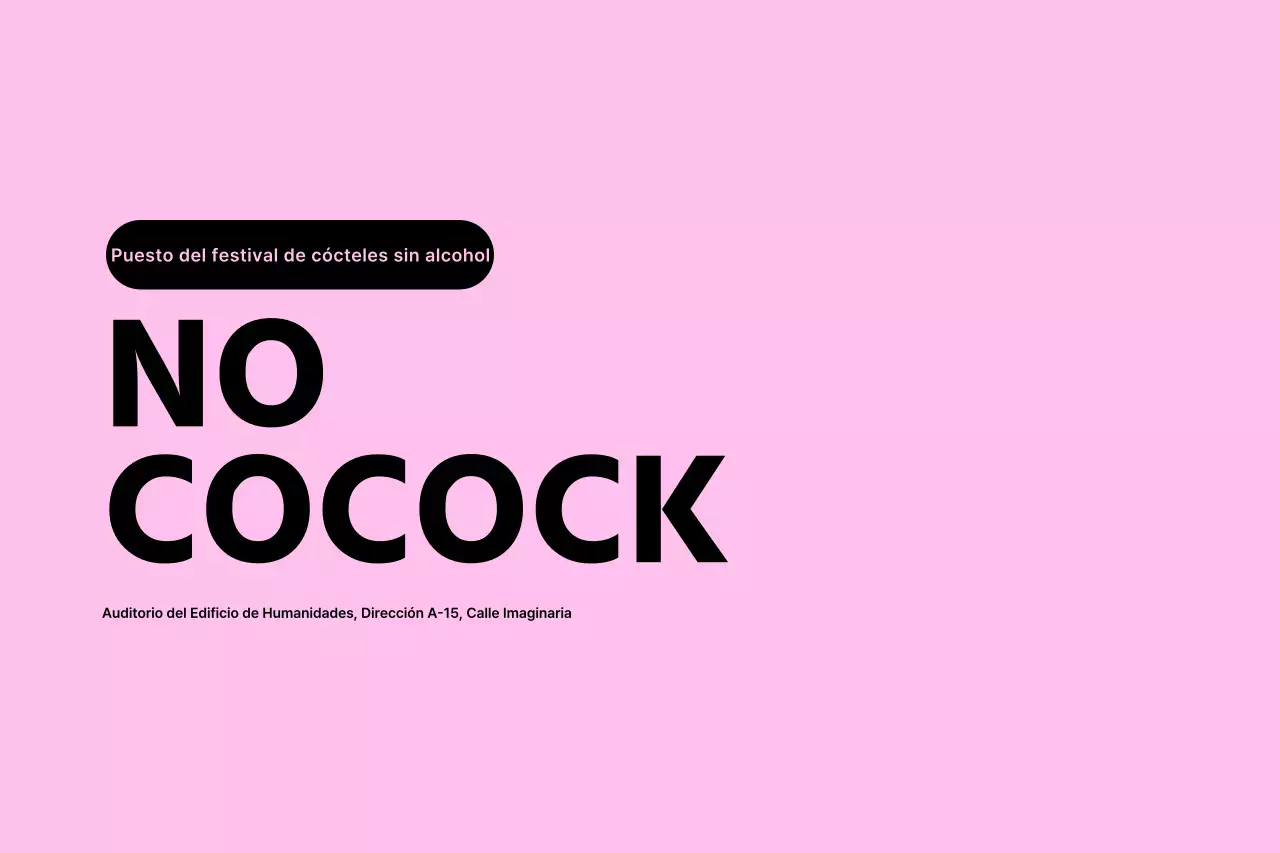 Concepto de festival en dos tonos: negro y pastel