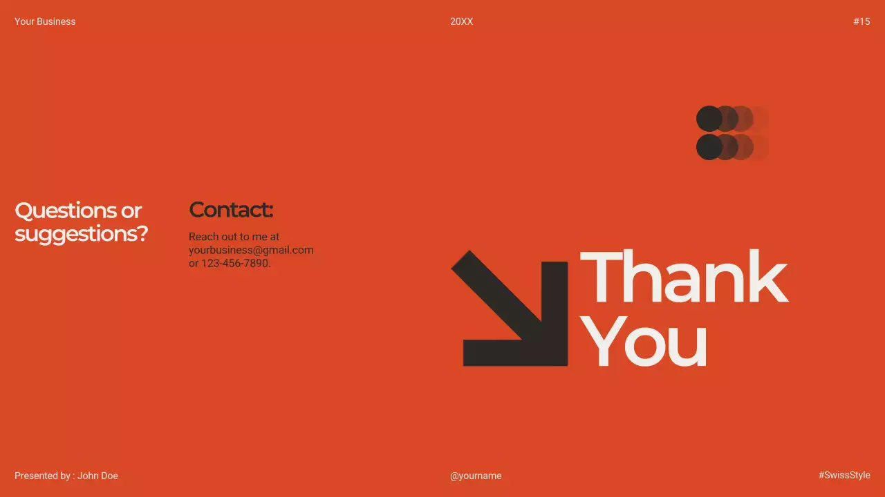 Orange Modern Brand Guide Presentation