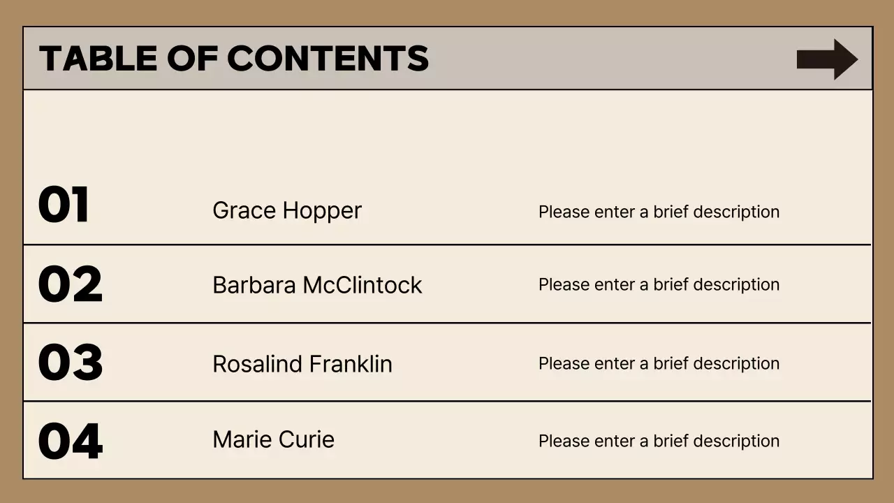 Beige Minimal Science Presentation